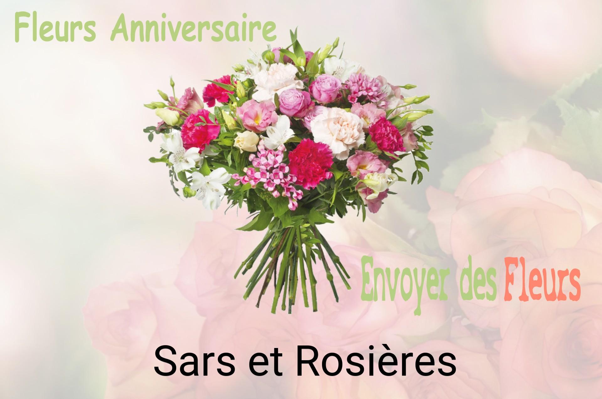 Bouquet de fleurs d’anniversaire livré à Sars-et-Rosières